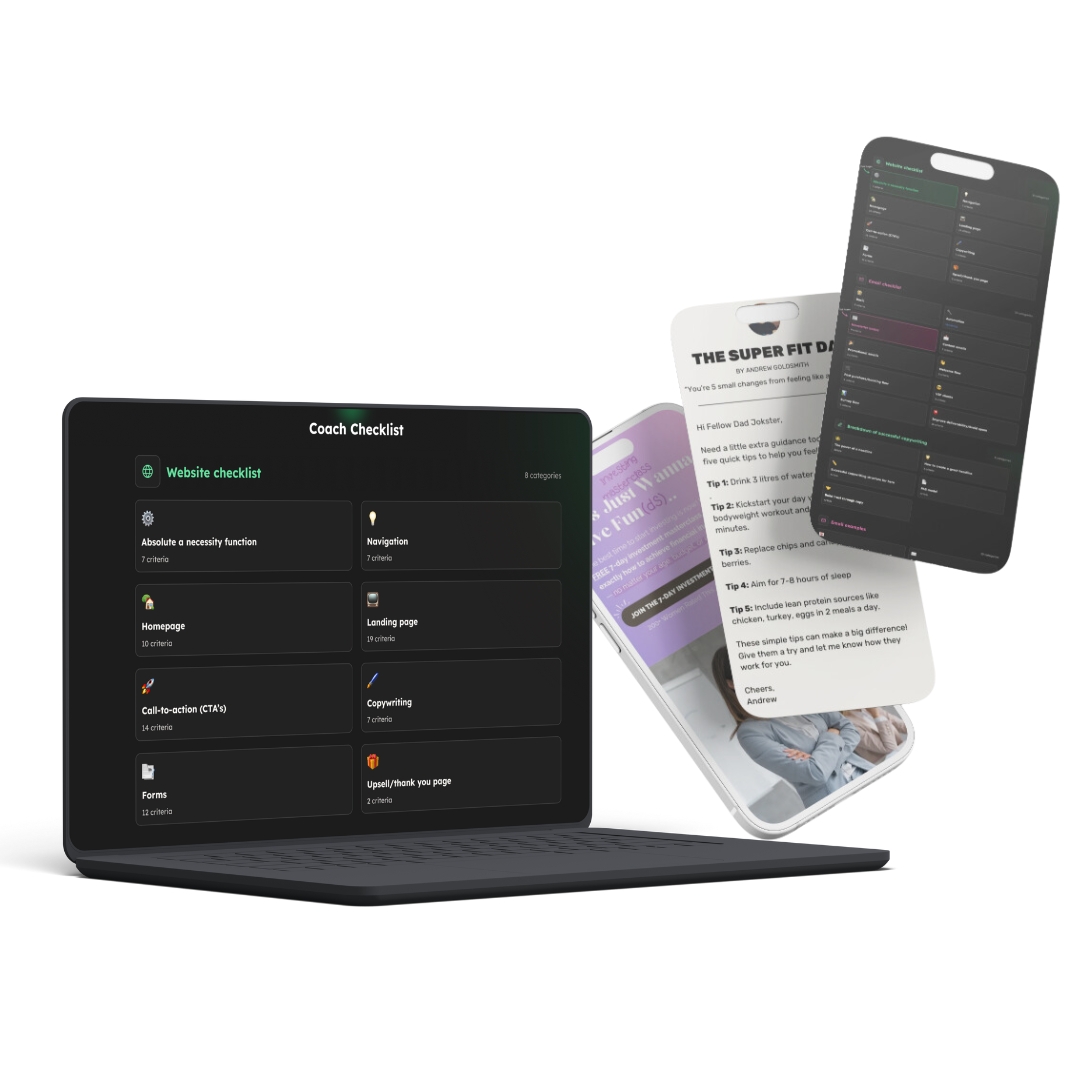 THE COACH CHECKLIST (3 PAYMENTS)