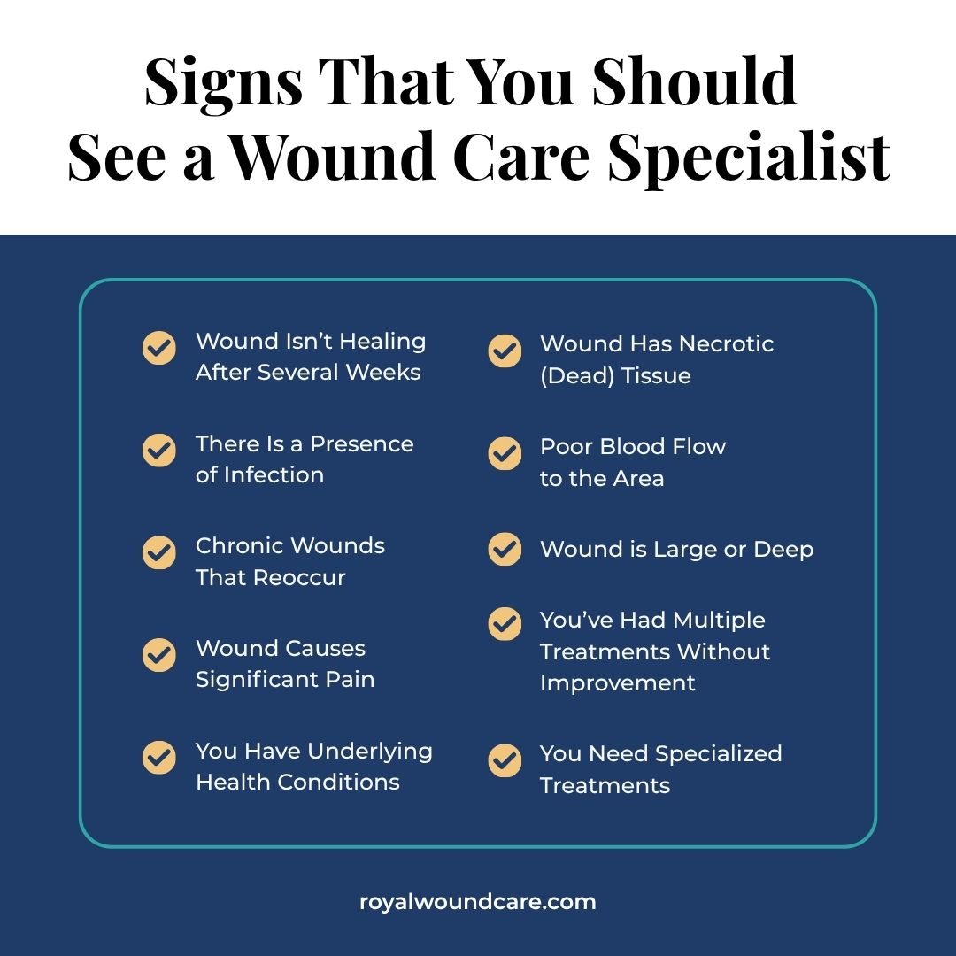 signs that you should see a wound care specialist signs that you should see a wound care specialist