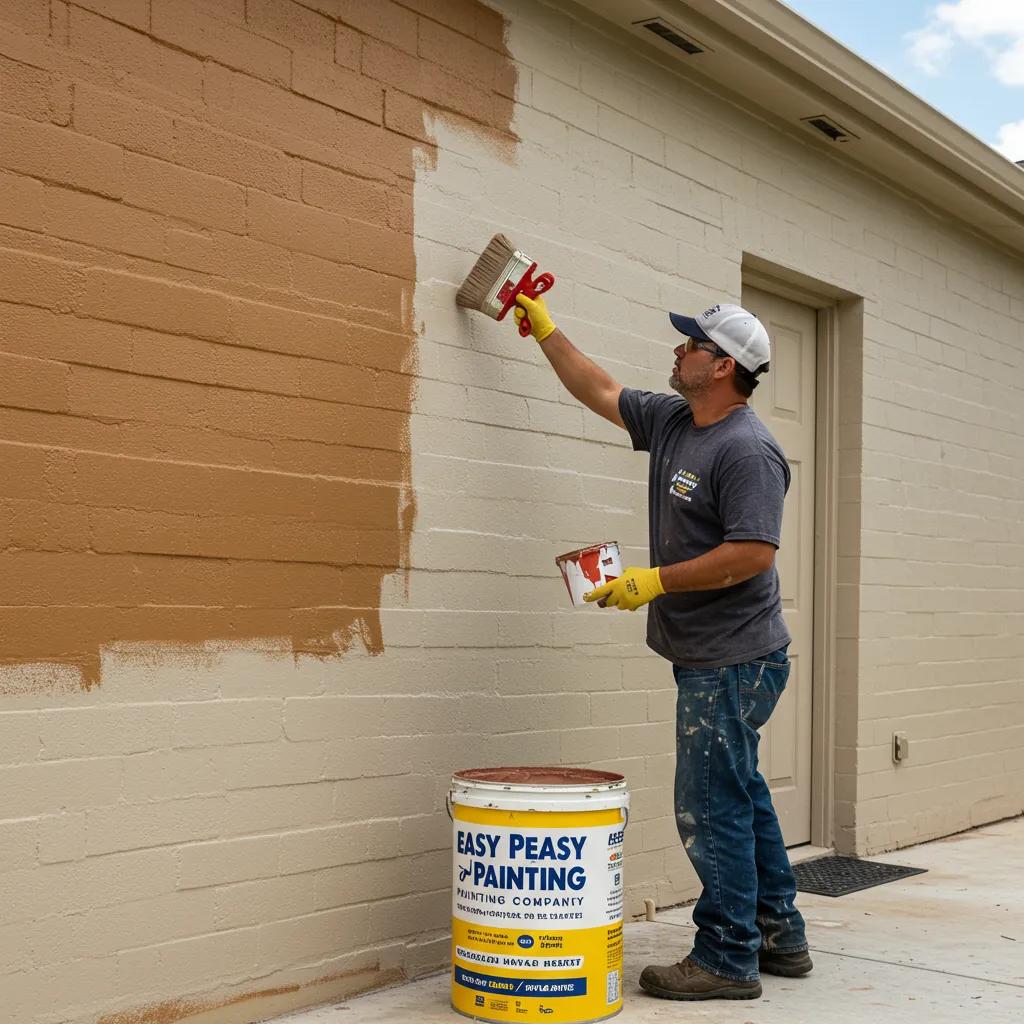 professional-painter-applying-exterior-paint-to-a-texas-home professional-painter-applying-exterior-paint-to-a-texas-home