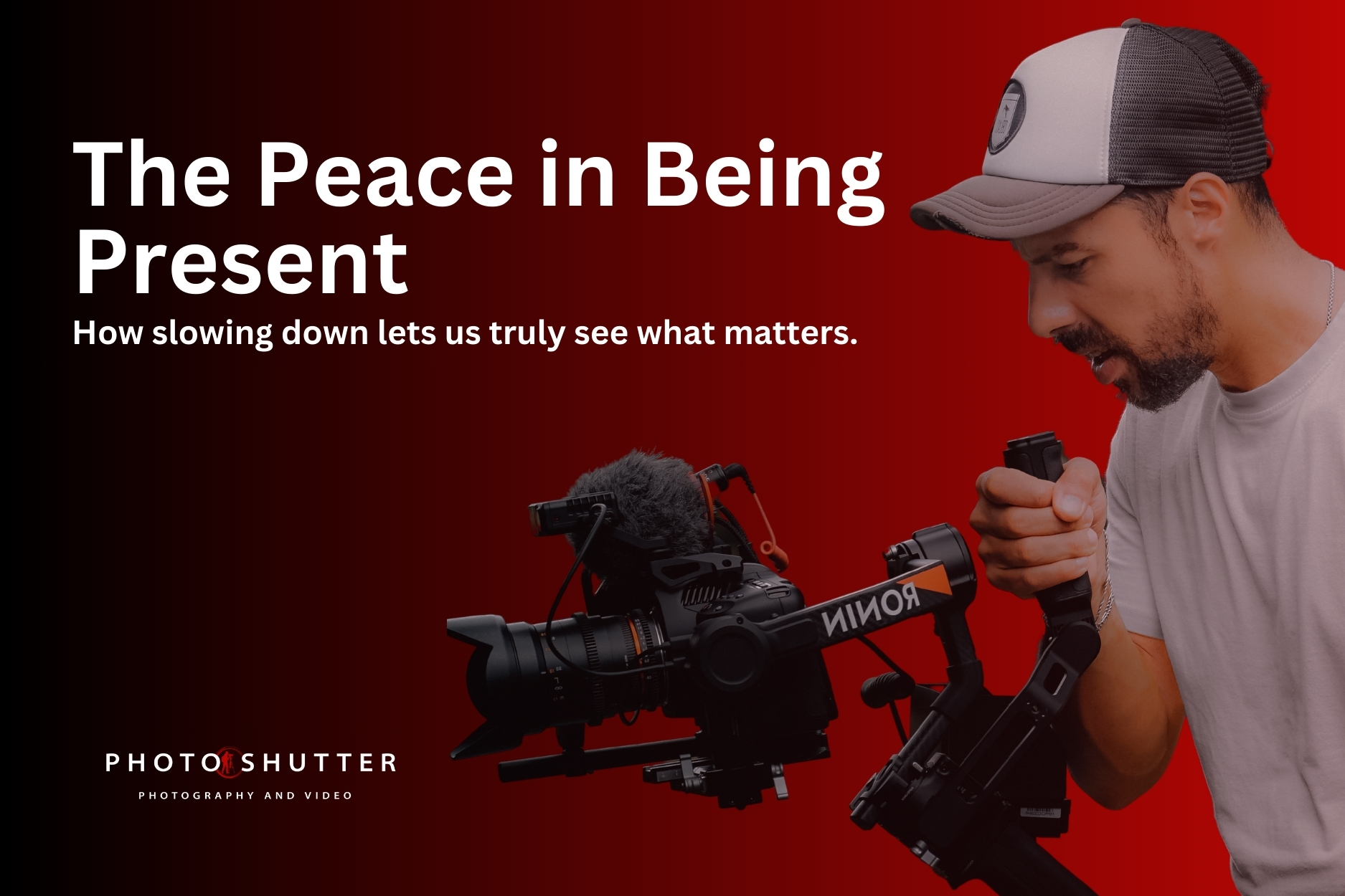 The Peace in Being Present: How Slowing Down Lets Us Truly See What Matters.