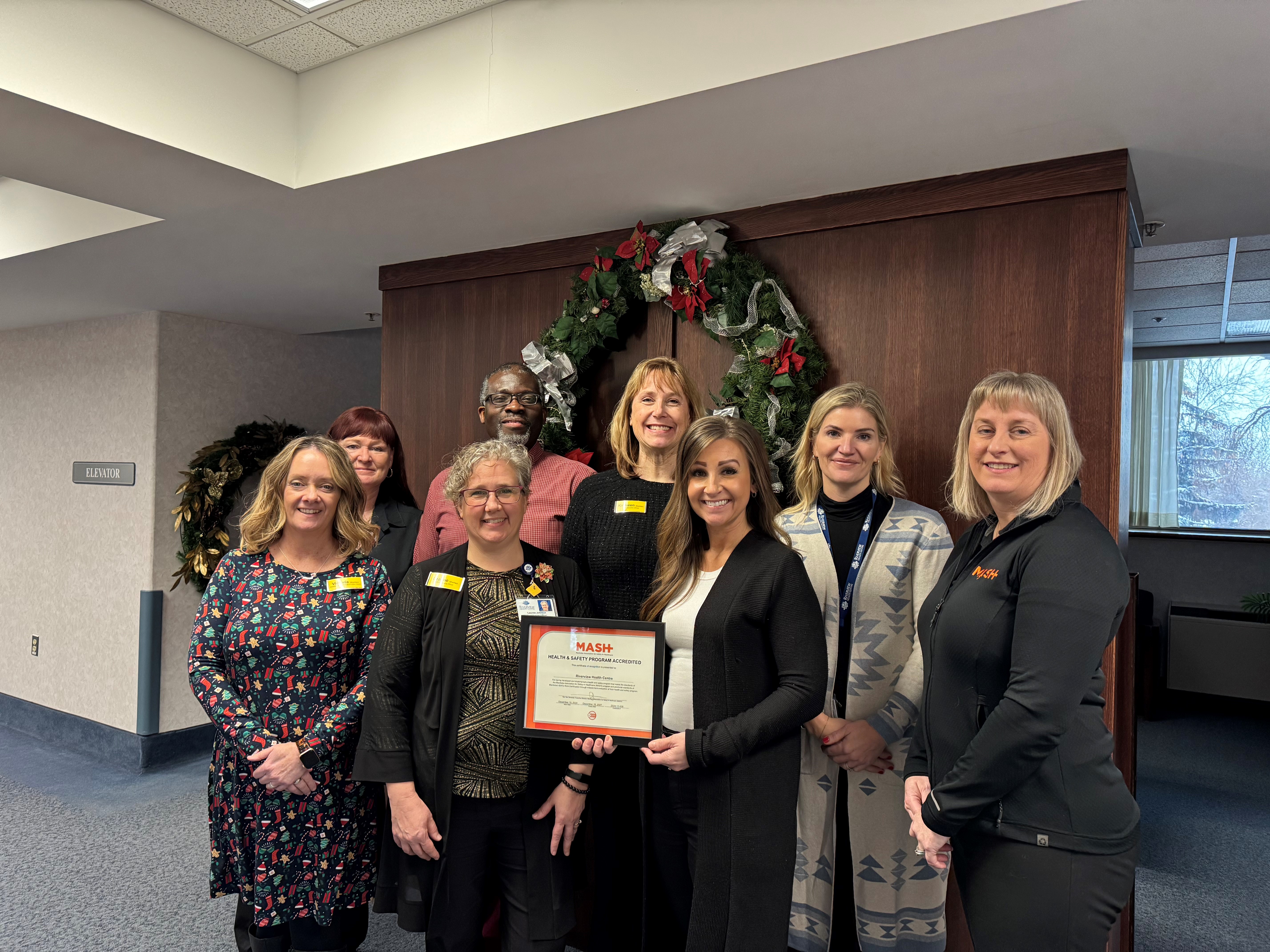 Riverview Health Centre becomes safety certified by MASH!
