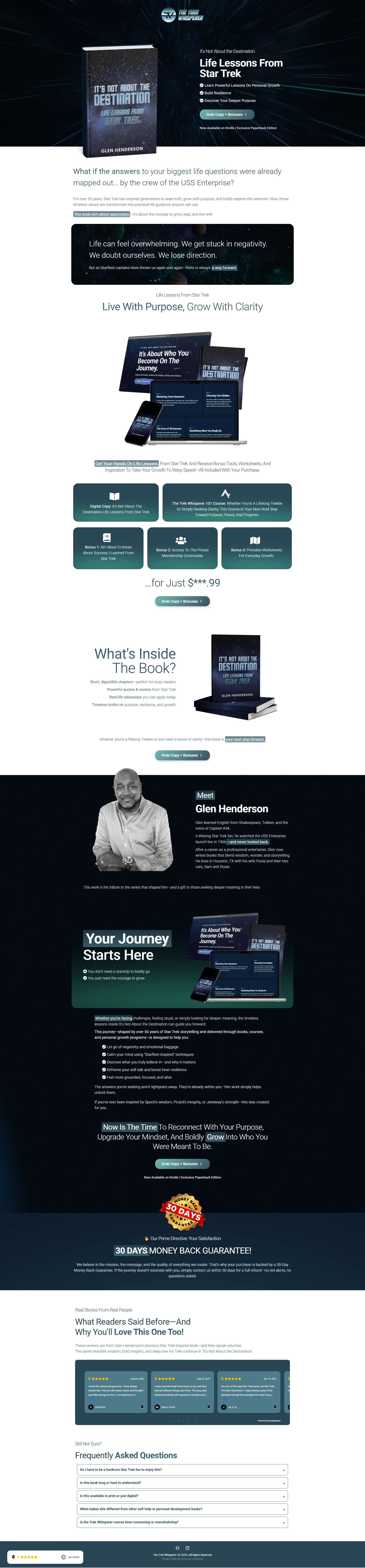 The Trek Whisperer funnel design