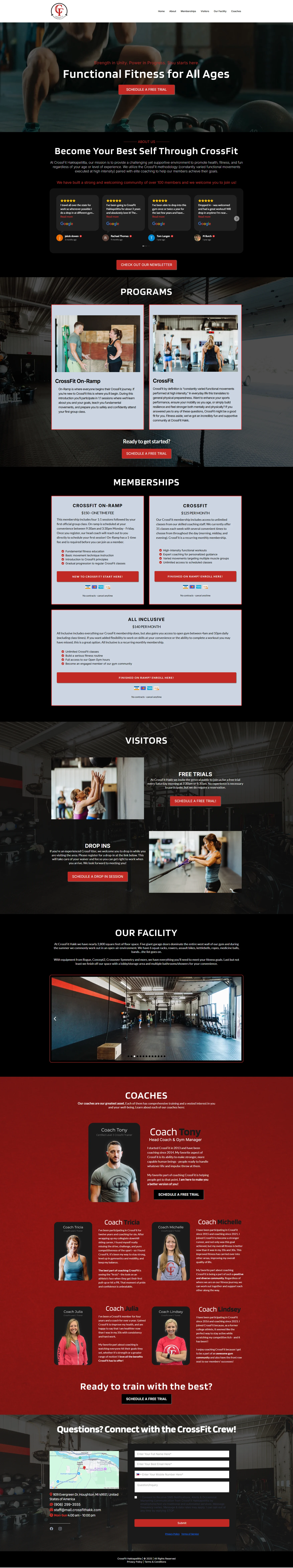 CrossFit Hakkapeliitta webdesign
