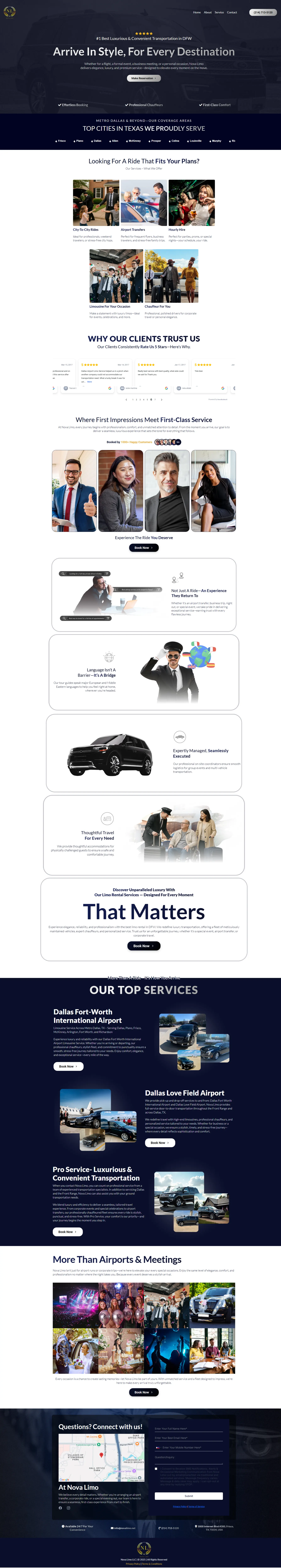 Nova Limo webdesign