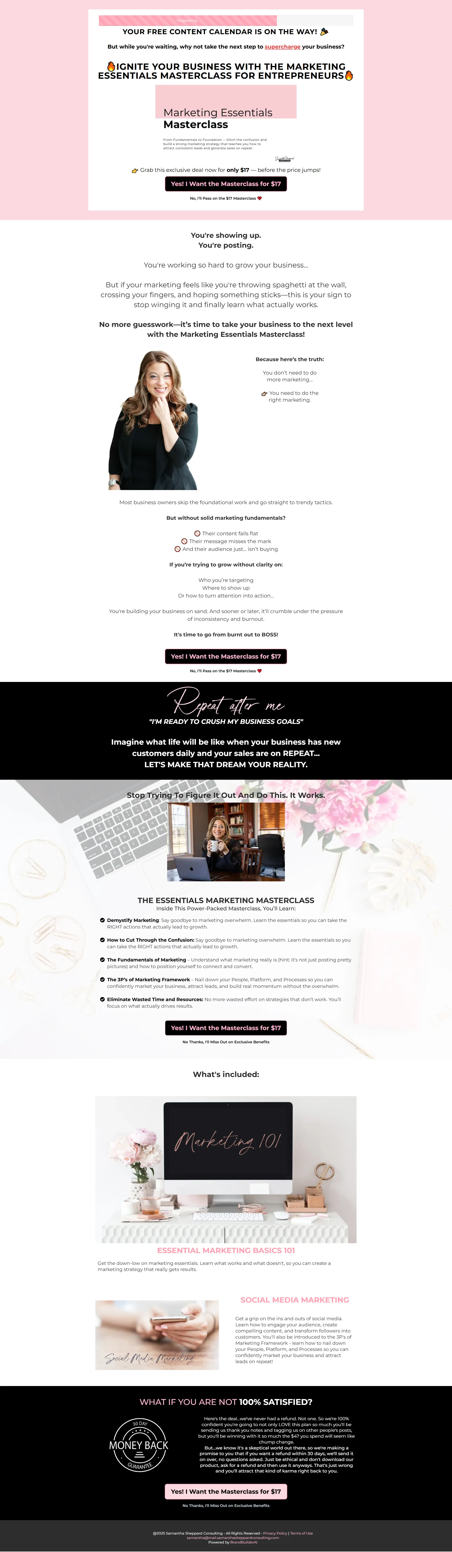 Sheppard Financial Consulting funnel design