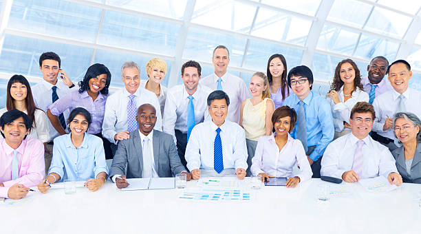 Image showing diverse group of people standing together, symbolizing growth and development opportunities.