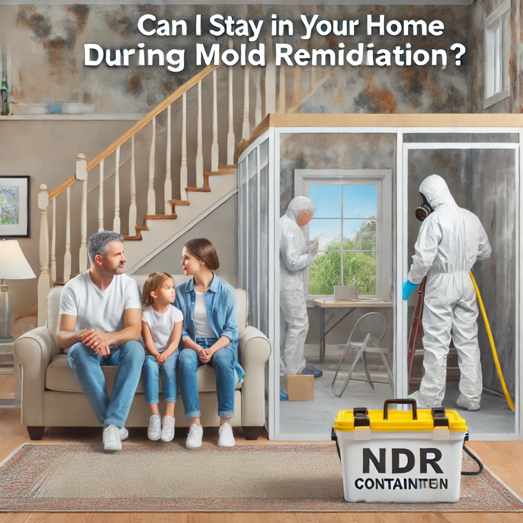Professional mold containment and removal process