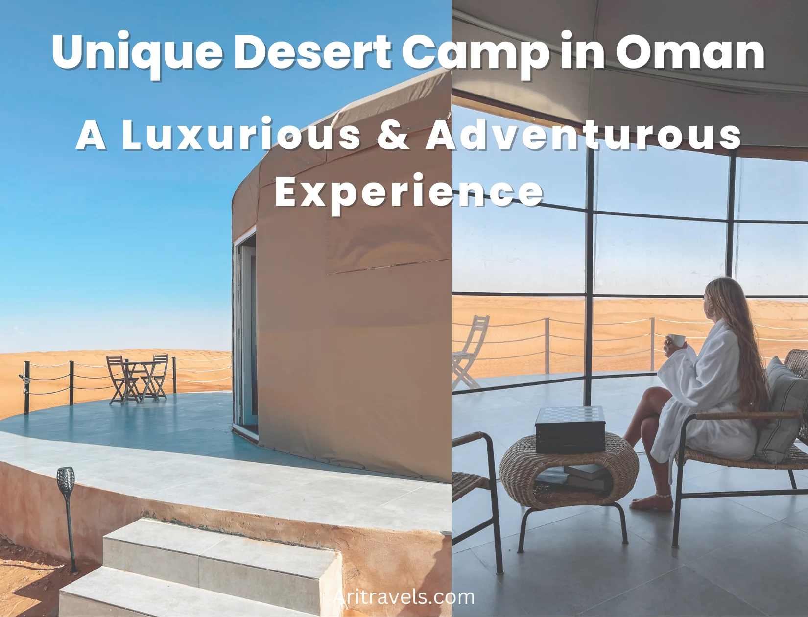 Luxury desert camp in wahiba sands oman