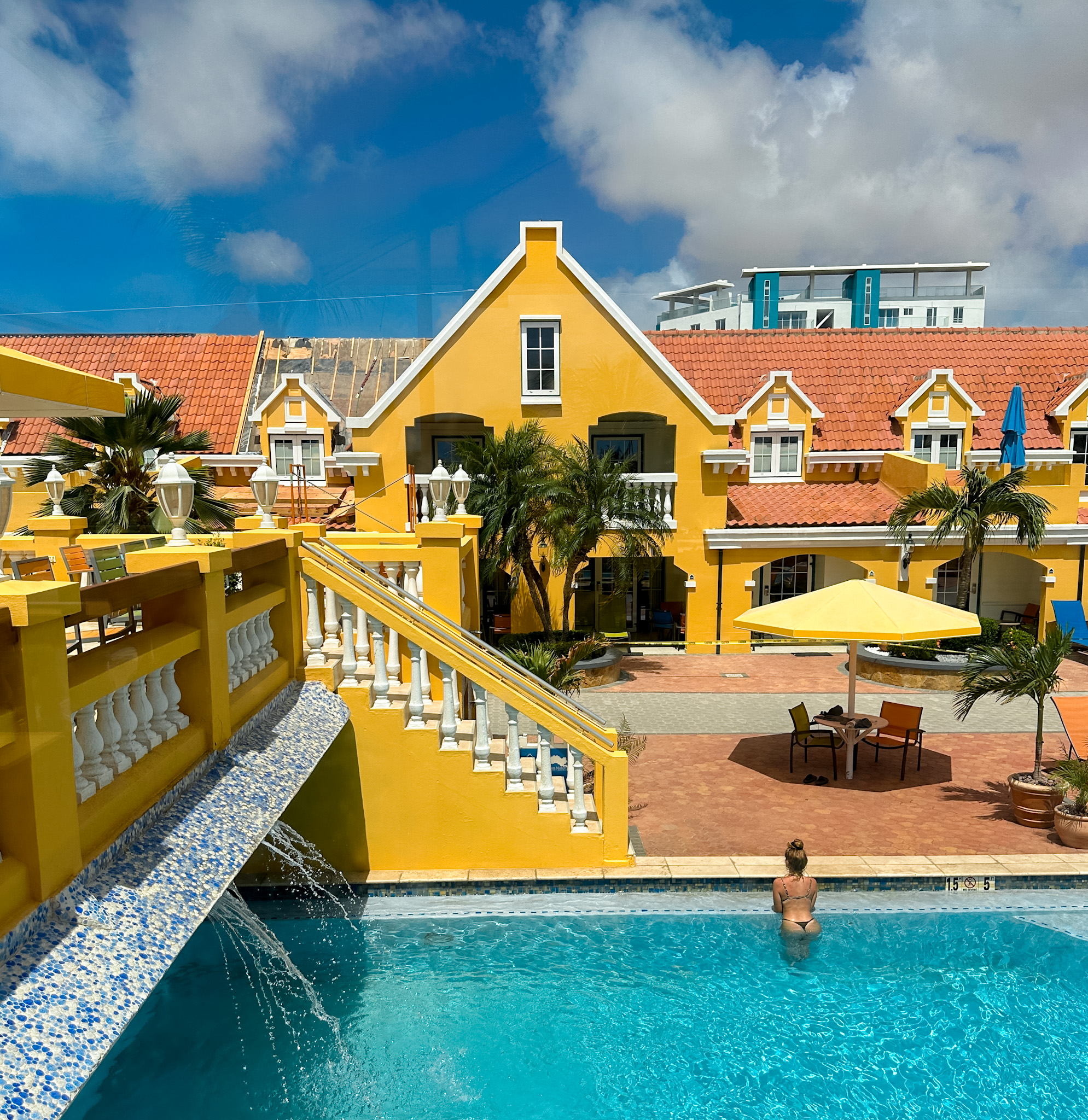 pool at amsterdam manor beach resort in aruba