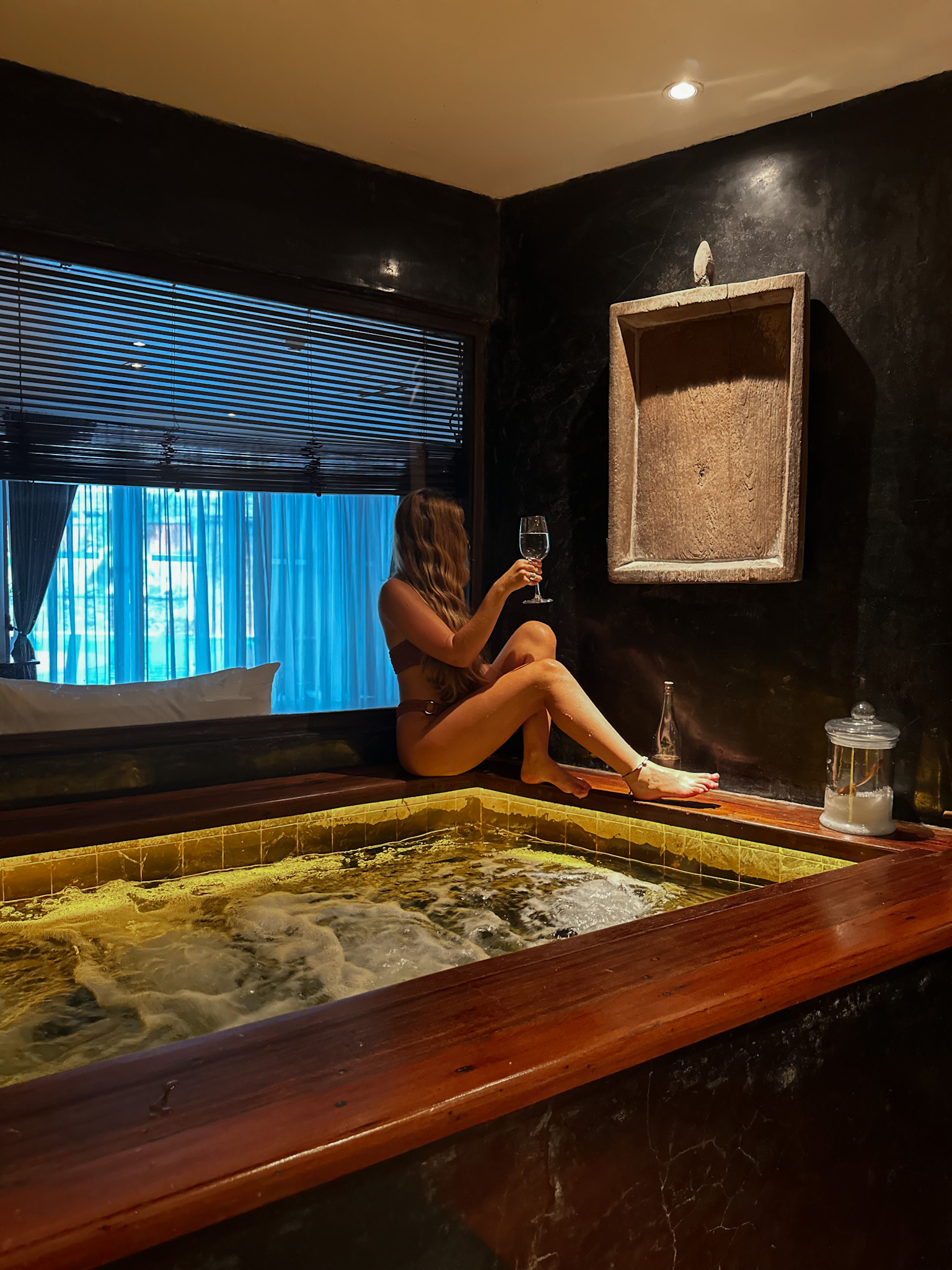 hotel room with a jacuzzi in Kuala Lumpur, Malaysia  