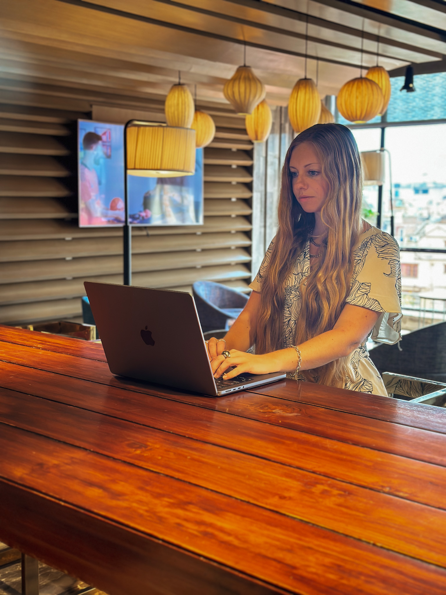 working remotely at Marriott bonvoy Aloft Kathmandu Thamel