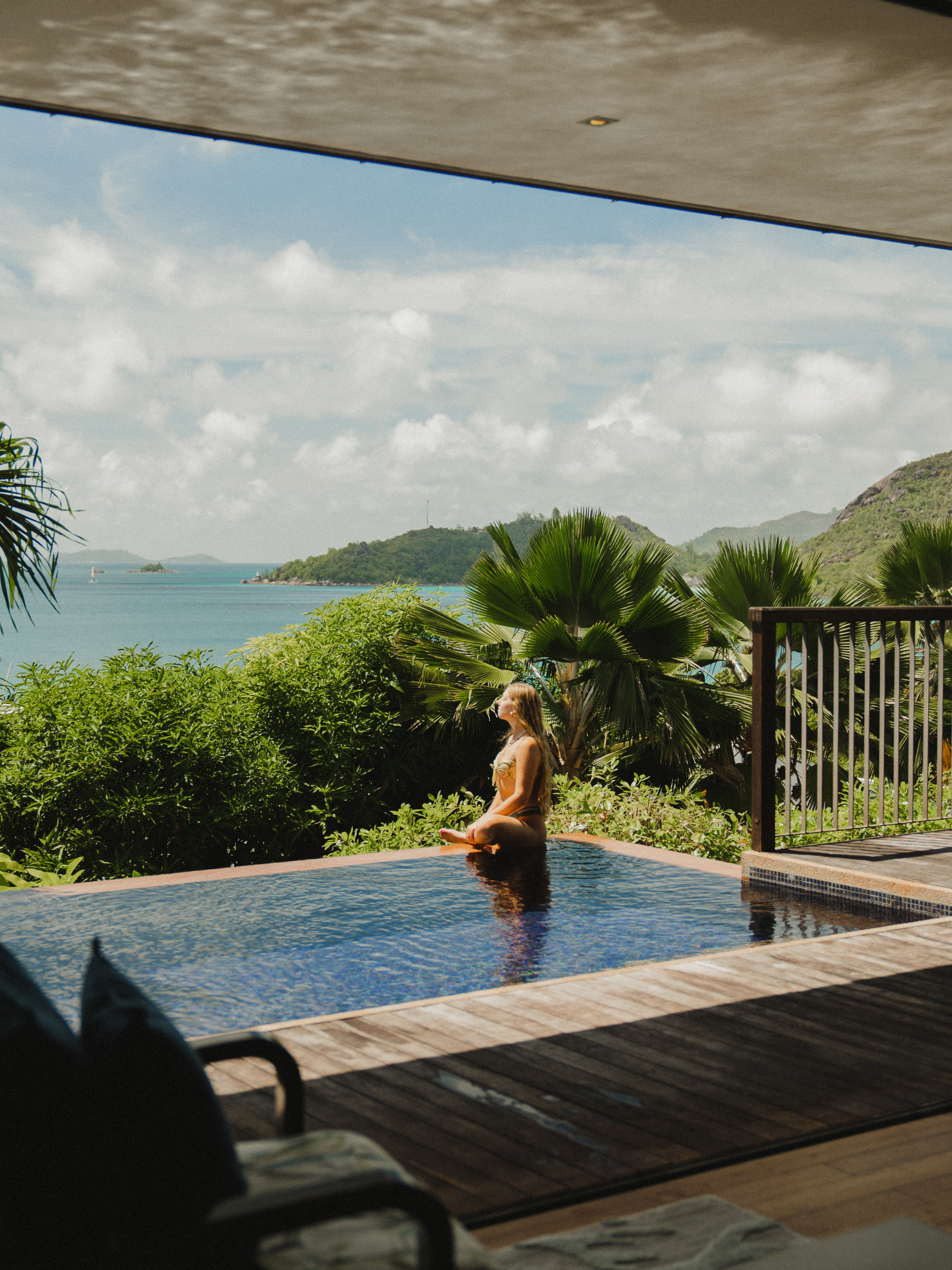 private villa at raffles resort in the seychelles