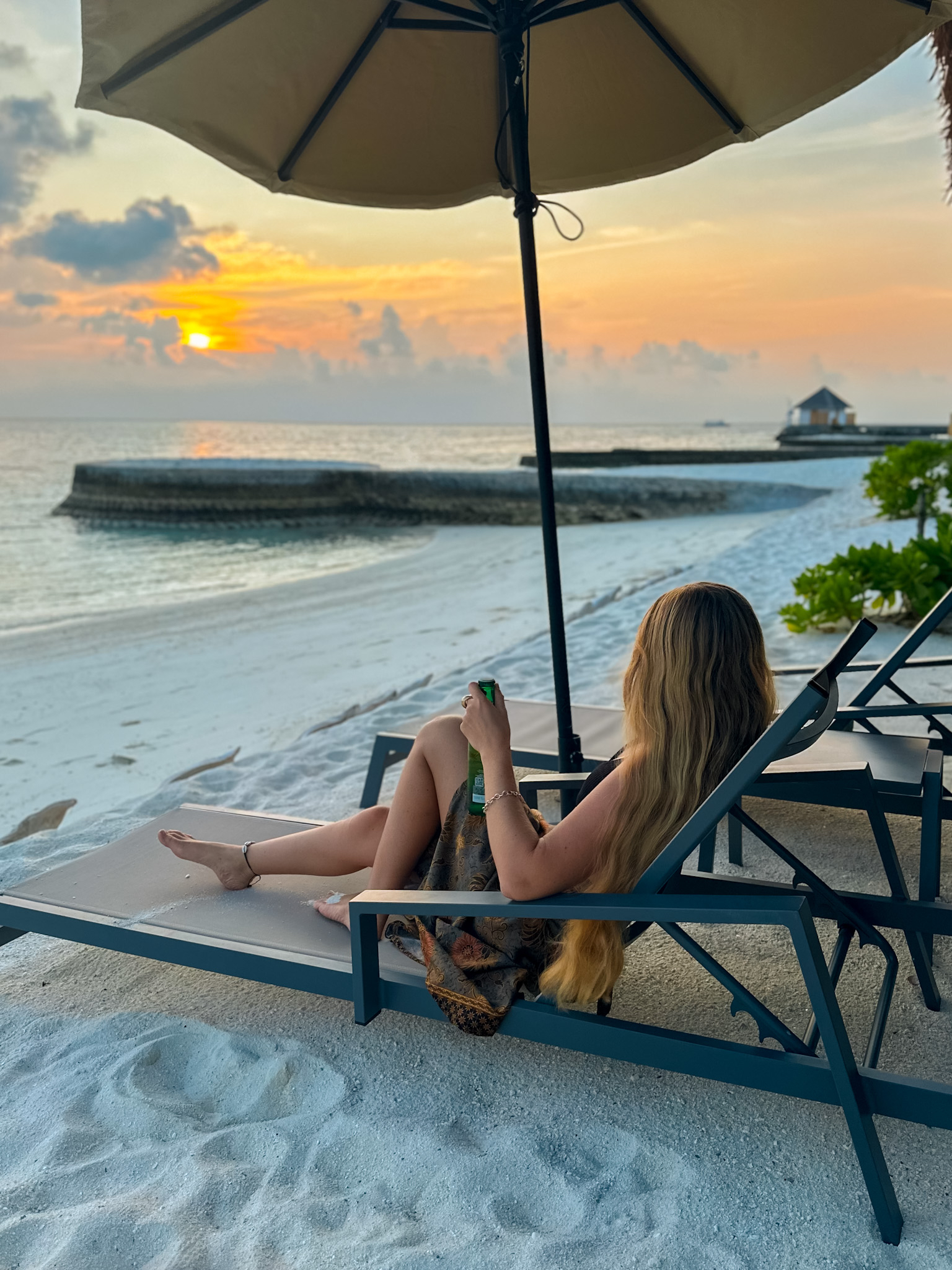 sunset villa at nooe resort in the maldives: affordable luxury