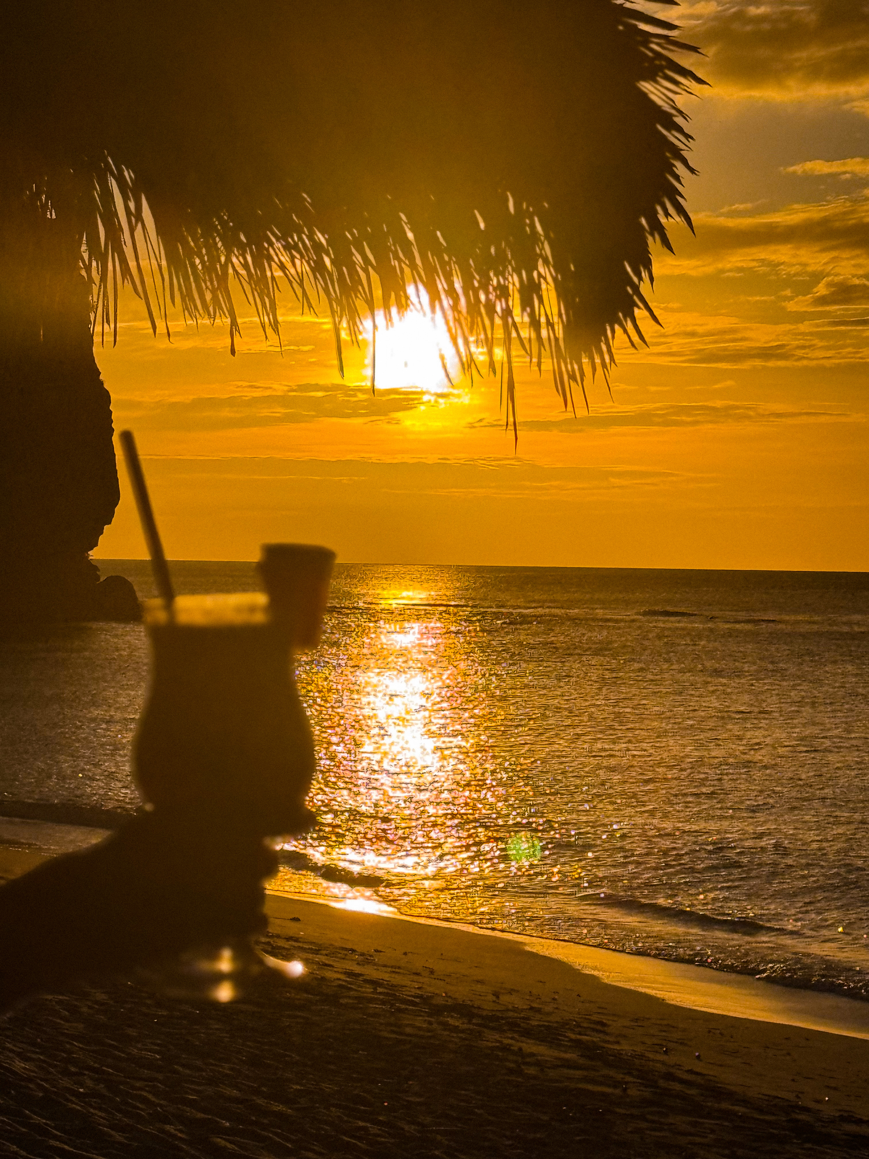 sunset drinks at la luna grenada