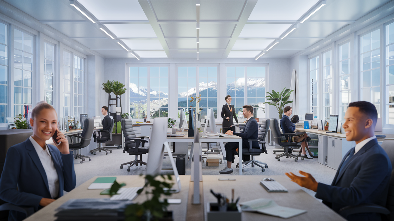 Swiss professional services office with team members using Conversion Boosters to increase lead conversions by 125% Swiss professional services office with team members using Conversion Boosters to increase lead conversions by 125%