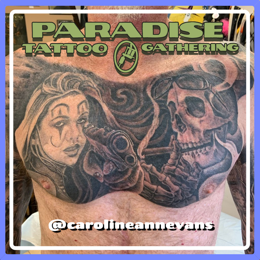 Caroline Evans is tattooing at Paradise!