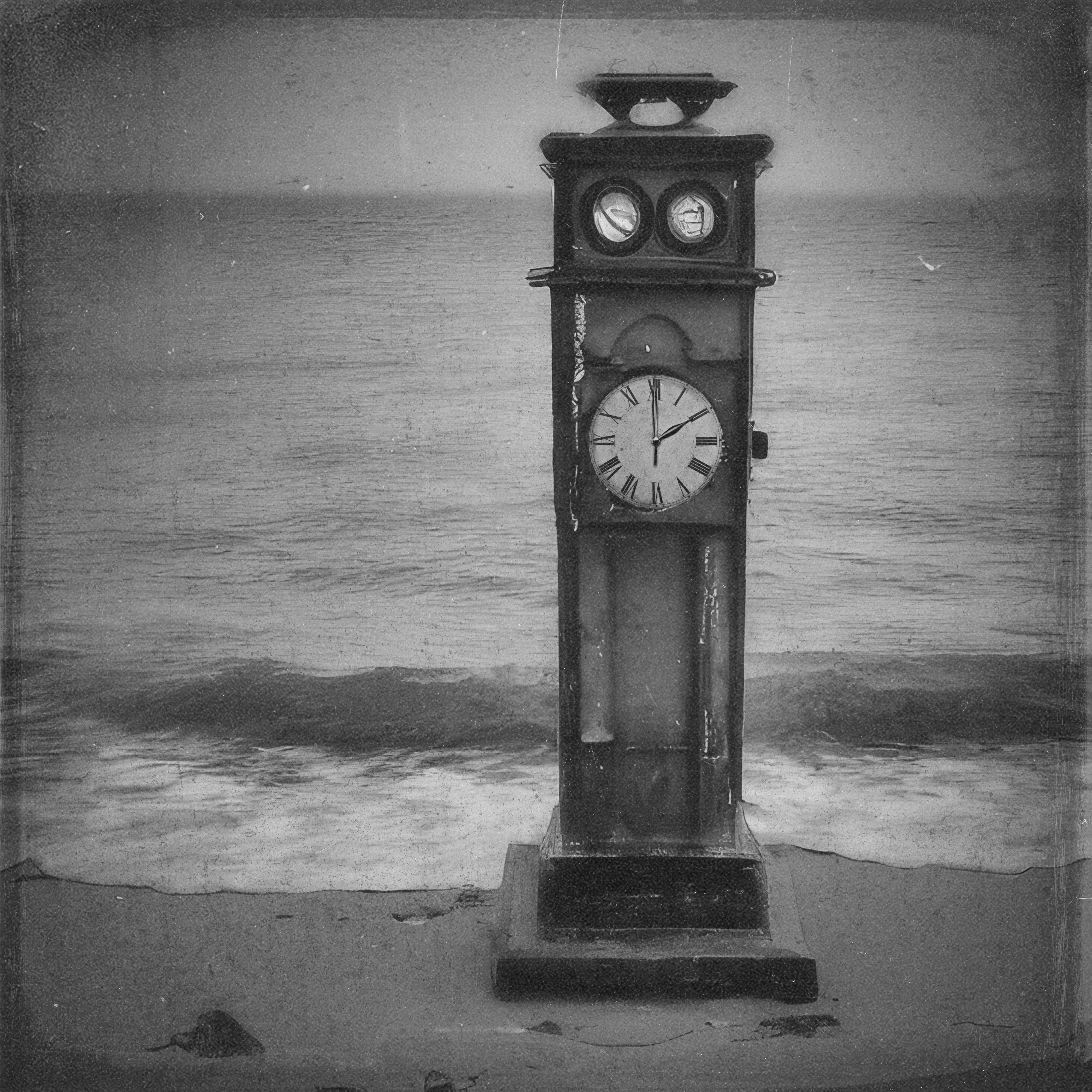 Clock by the sea by Adrian Lane