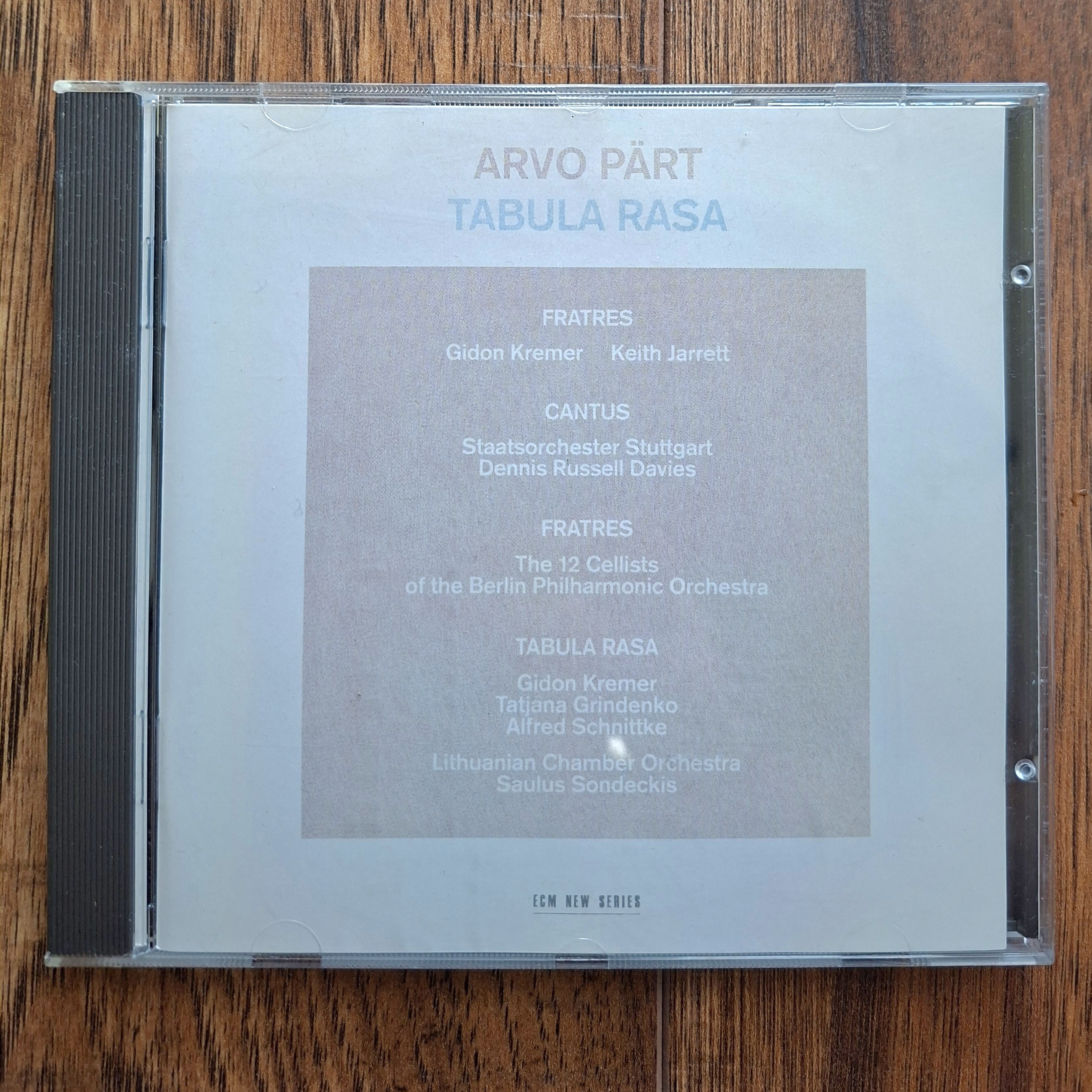 Arvo Part Tabula Rasa