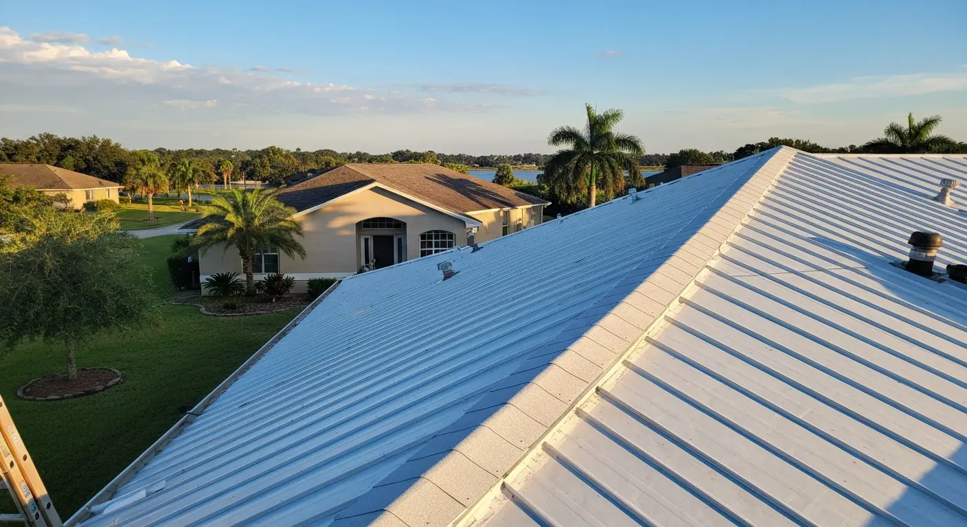 Residential roof replacement project