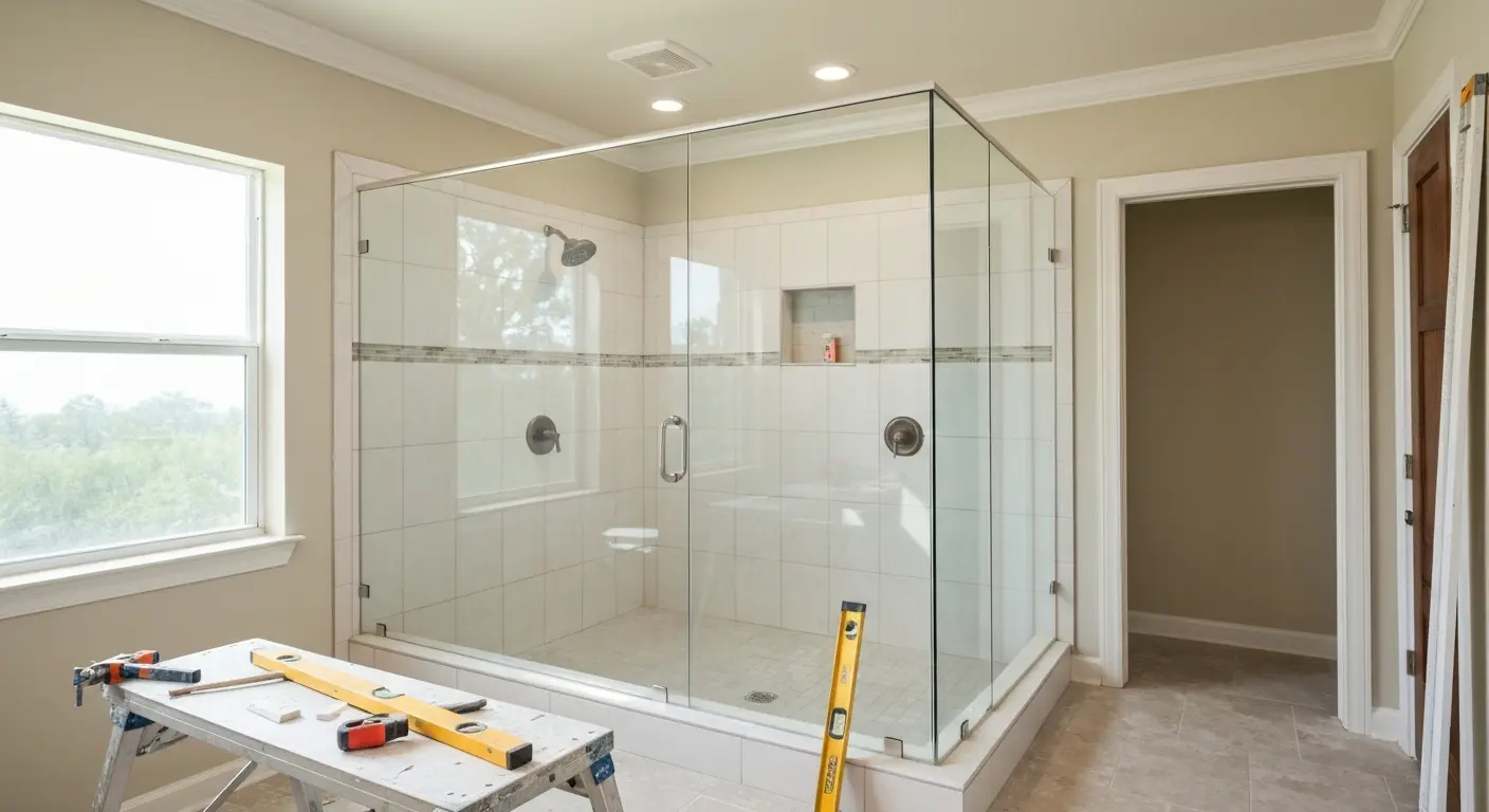 Shower tub installation