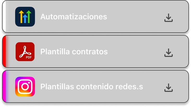 Recursos descargables