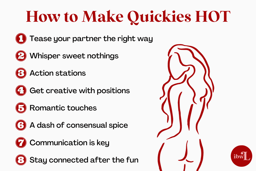Tips to make quickie sex hotter Tips to make quickie sex hotter