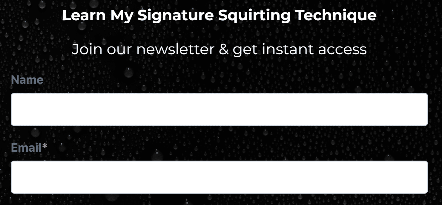 Kenneth Play sex newsletter sign-up form