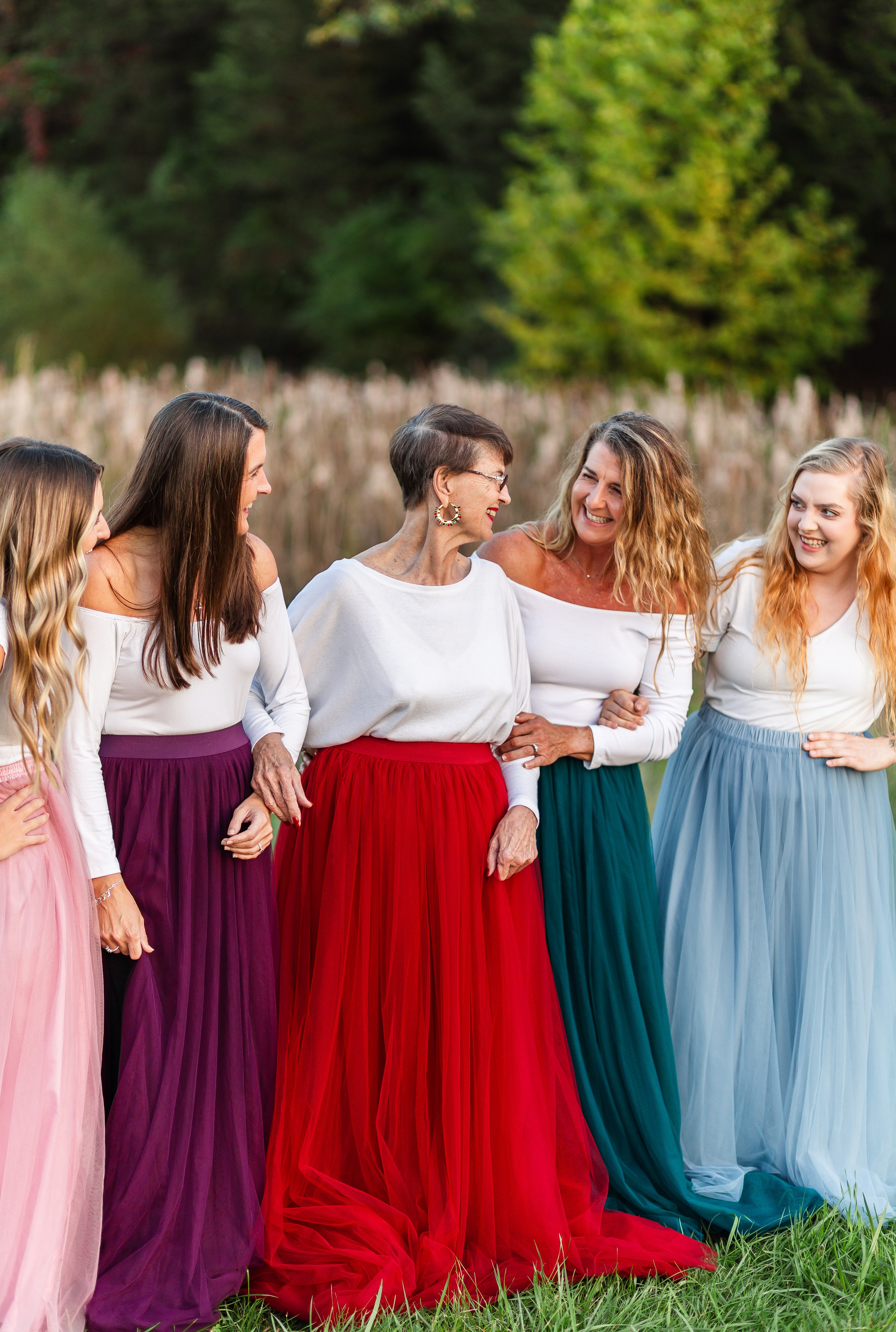 Women of different ages all coming together to learn about health and menopause.