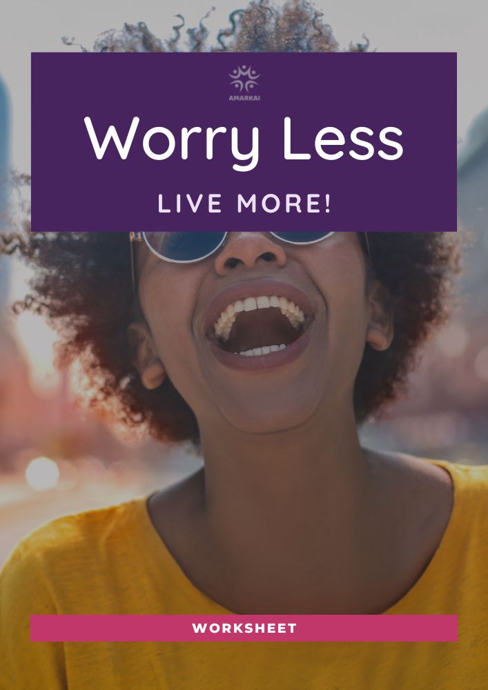 improve mental health by worrying less and reducing stress and anxiety