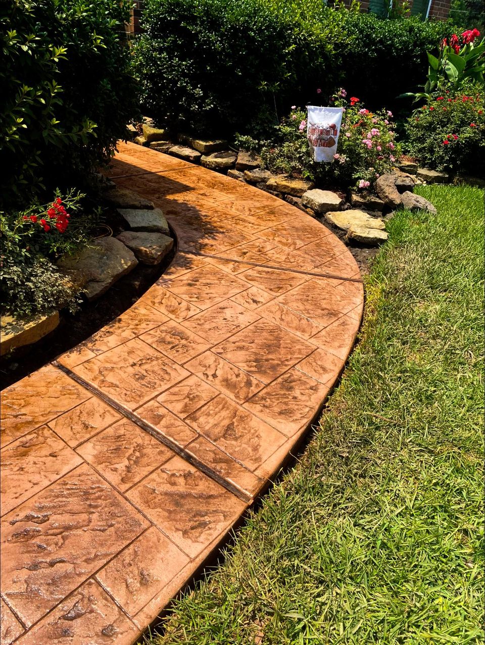 What is the most cost effective concrete patio?