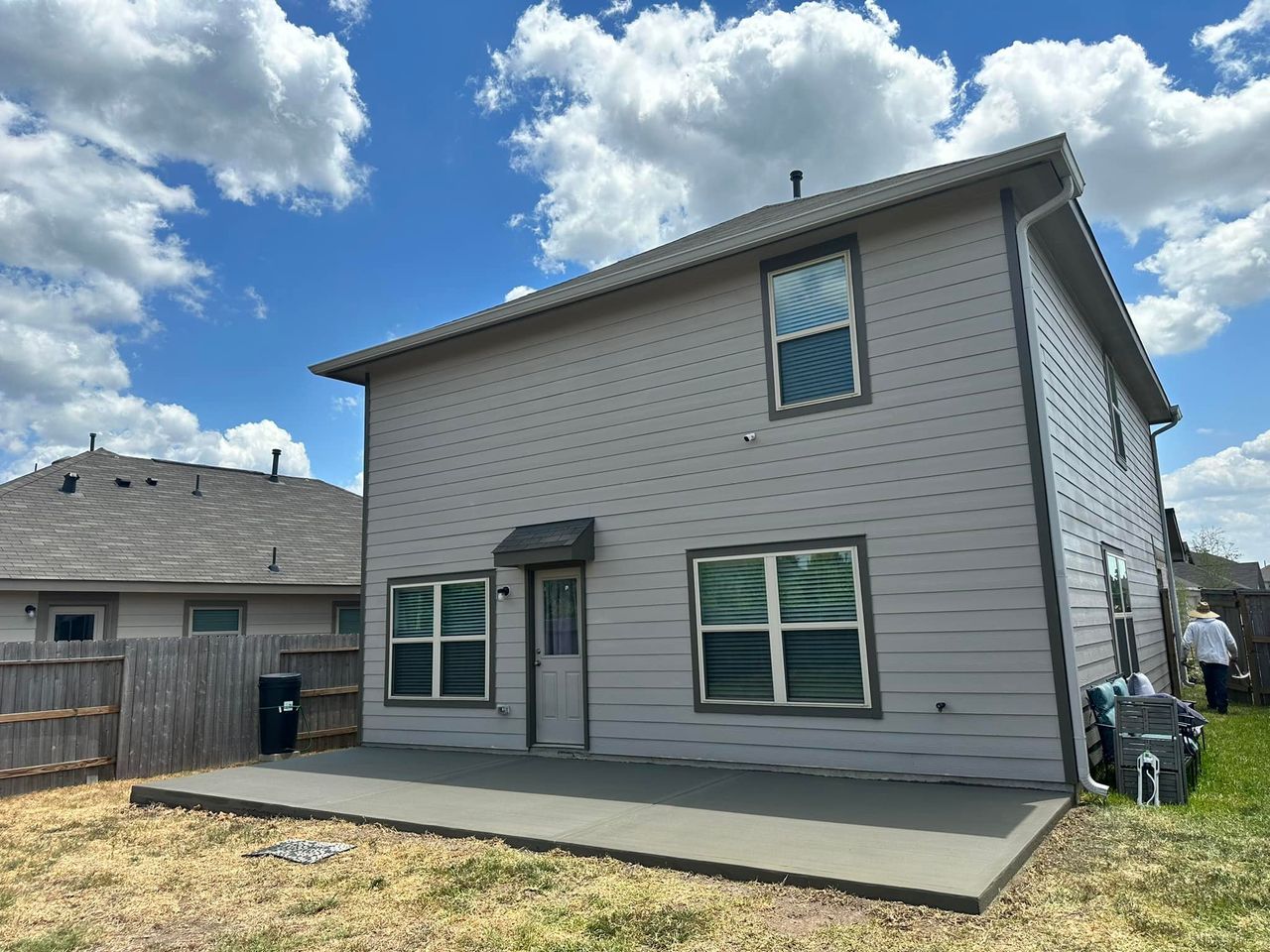 What is the most cost effective concrete patio?