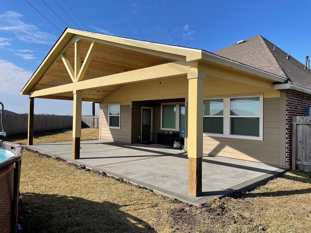How thick should a concrete patio be?