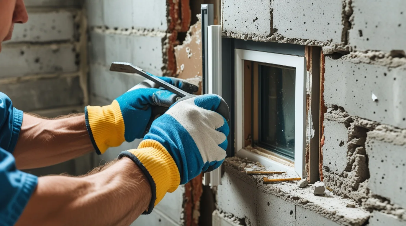 Removing Old or Damaged Basement Windows Safely Removing Old or Damaged Basement Windows Safely