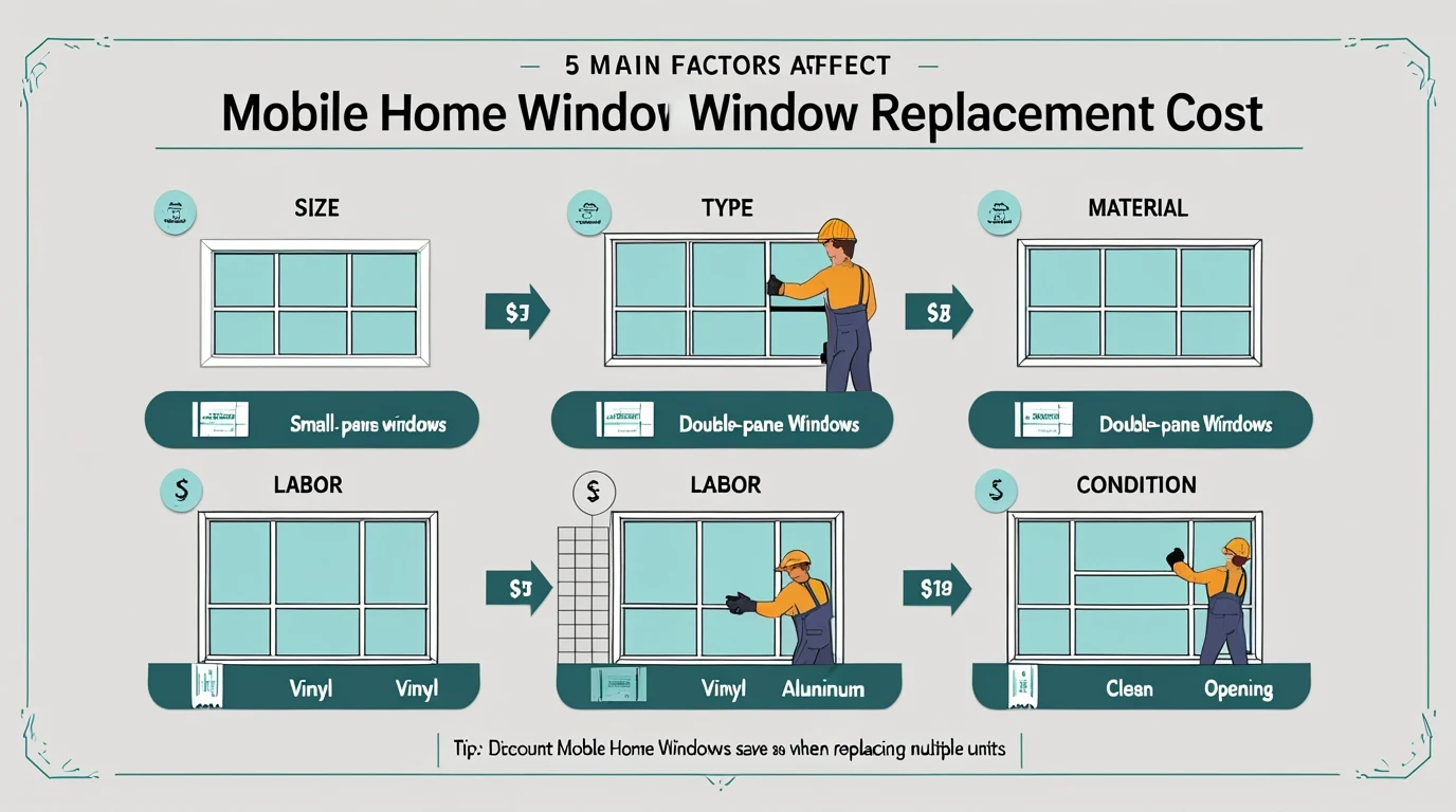 What Affects Mobile Home Window Replacement Cost? What Affects Mobile Home Window Replacement Cost?