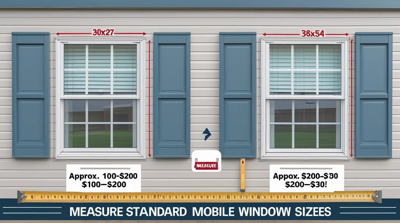 Standard Mobile Home Window Sizes and Price Ranges Standard Mobile Home Window Sizes and Price Ranges