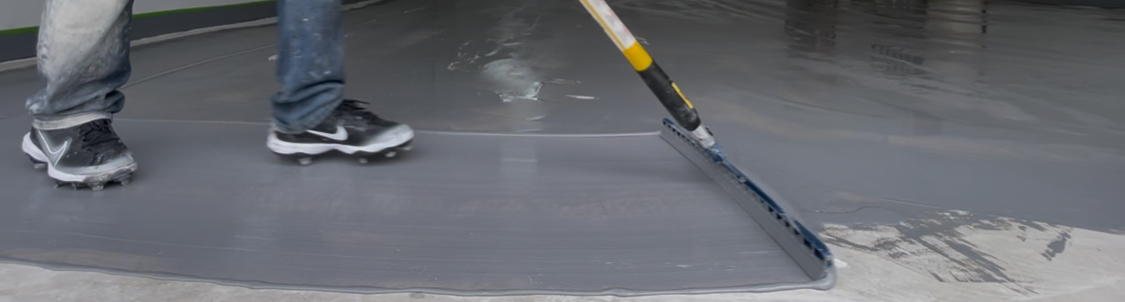 Garage concrete coating smooth