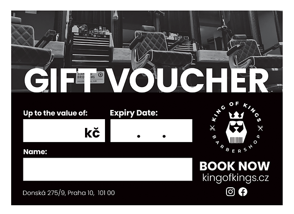 King of Kings gift voucher