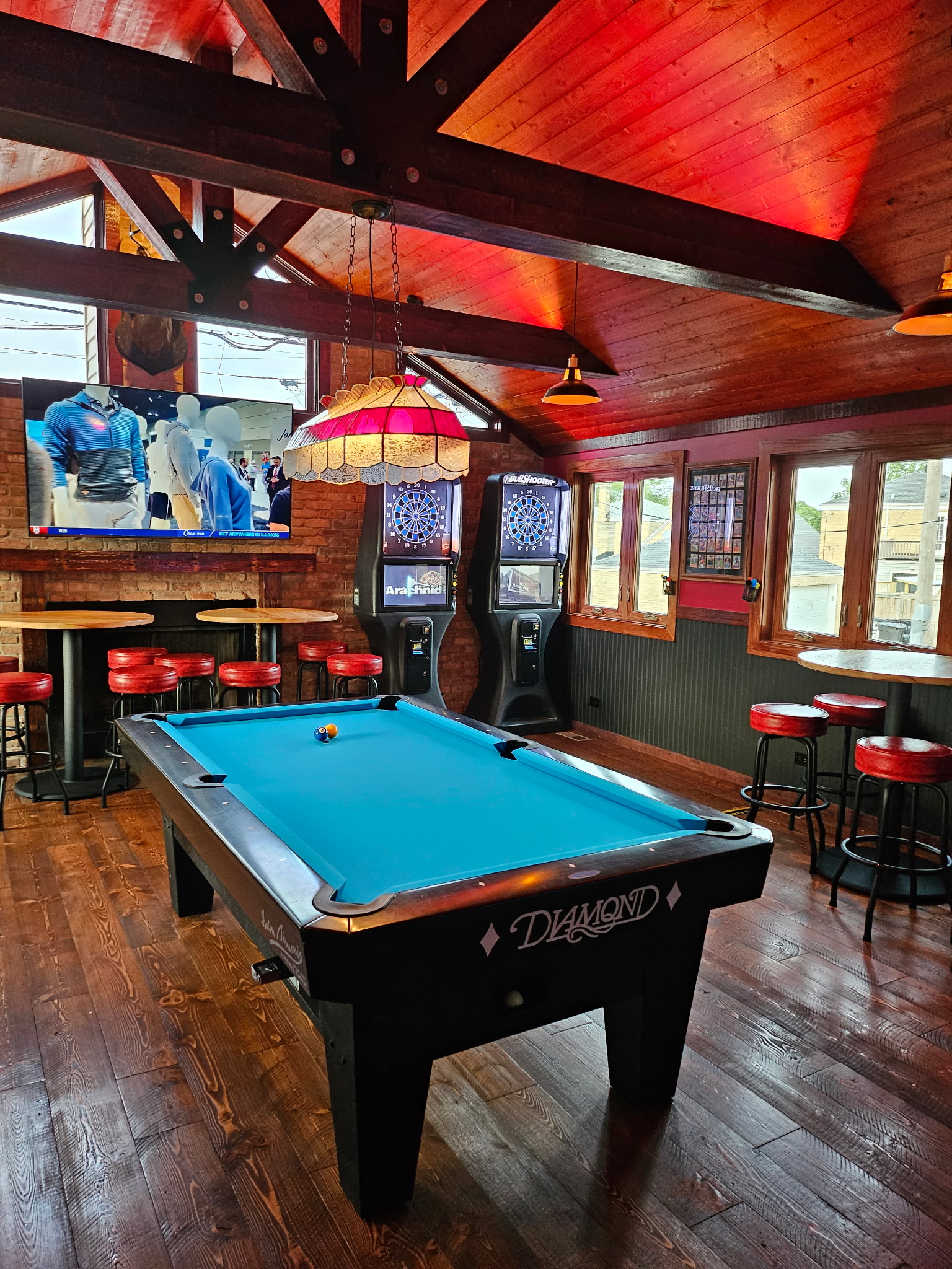 Chicago Pool Table and Dart Boards - Bar Games Chicago Pool Table and Dart Boards - Bar Games