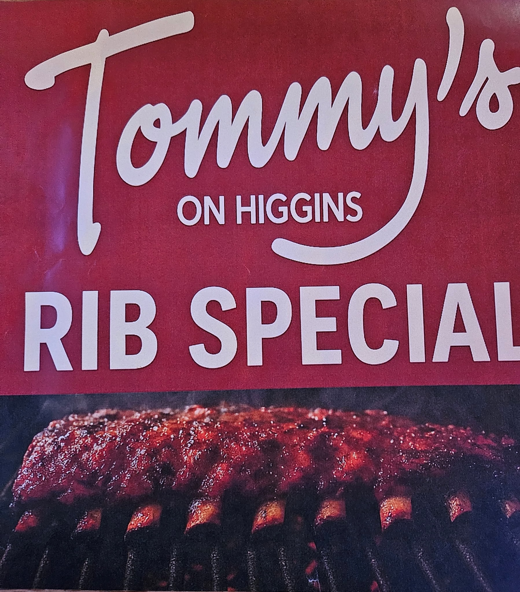 Tommy's Rib Special - Affordable Bar Food Tommy's Rib Special - Affordable Bar Food