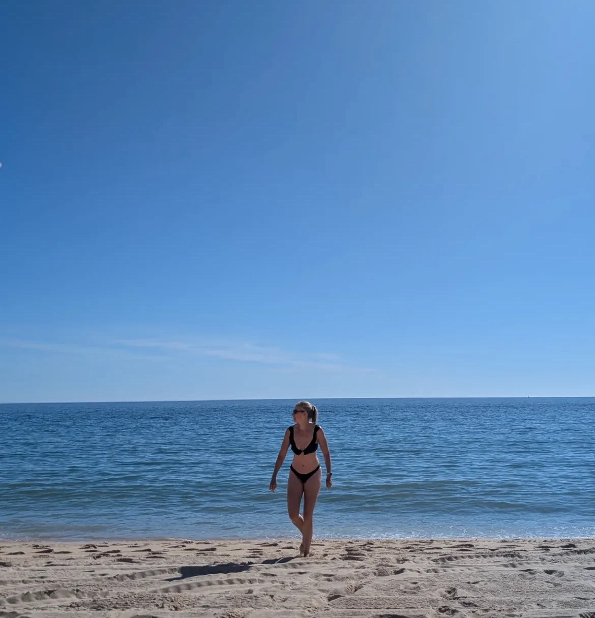 Hannah Addison enjoying a holiday in Portugal before sharing tips on how women over 40 can reset after travel