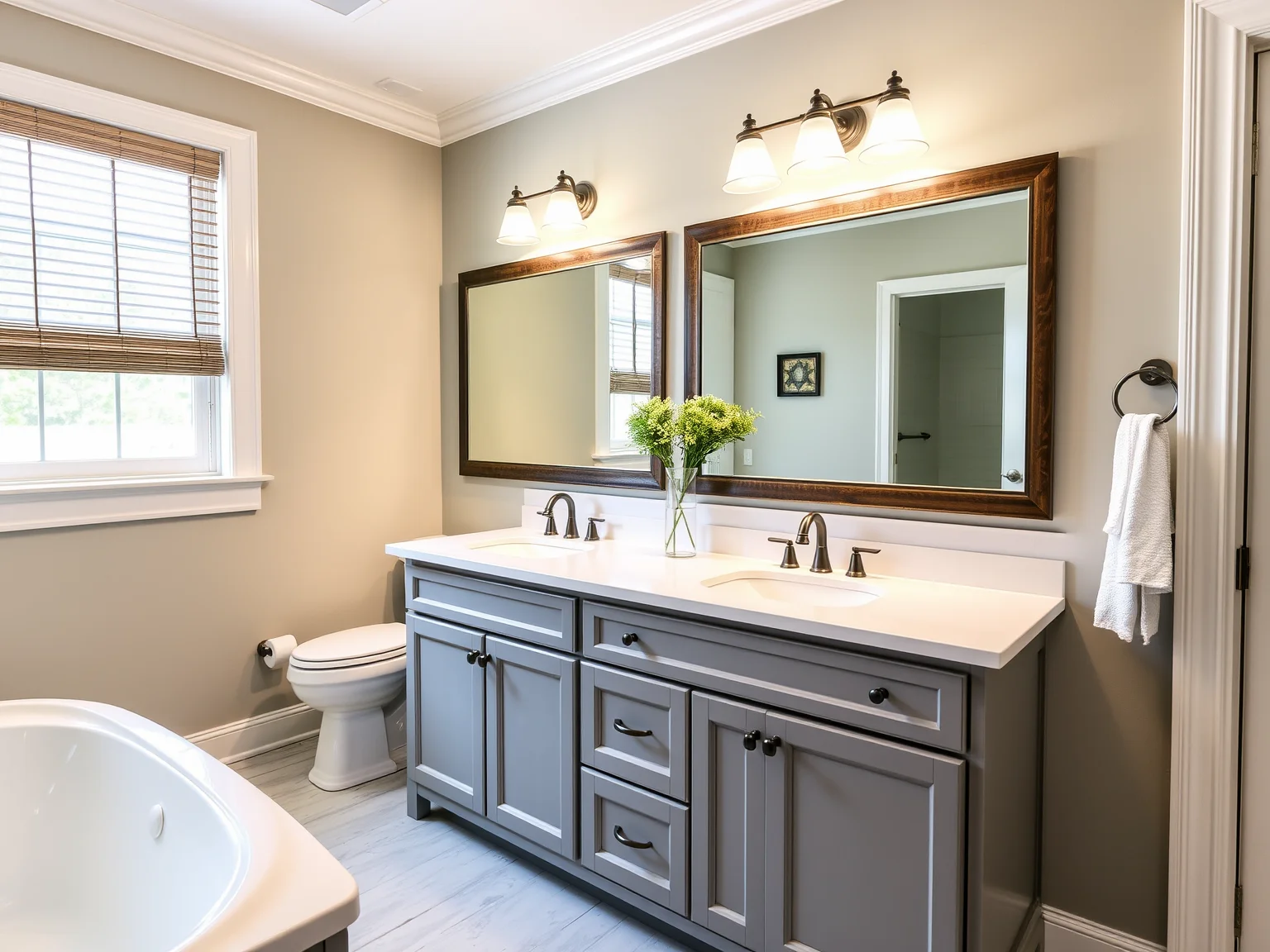 A real scenario featuring Bathroom Vanity