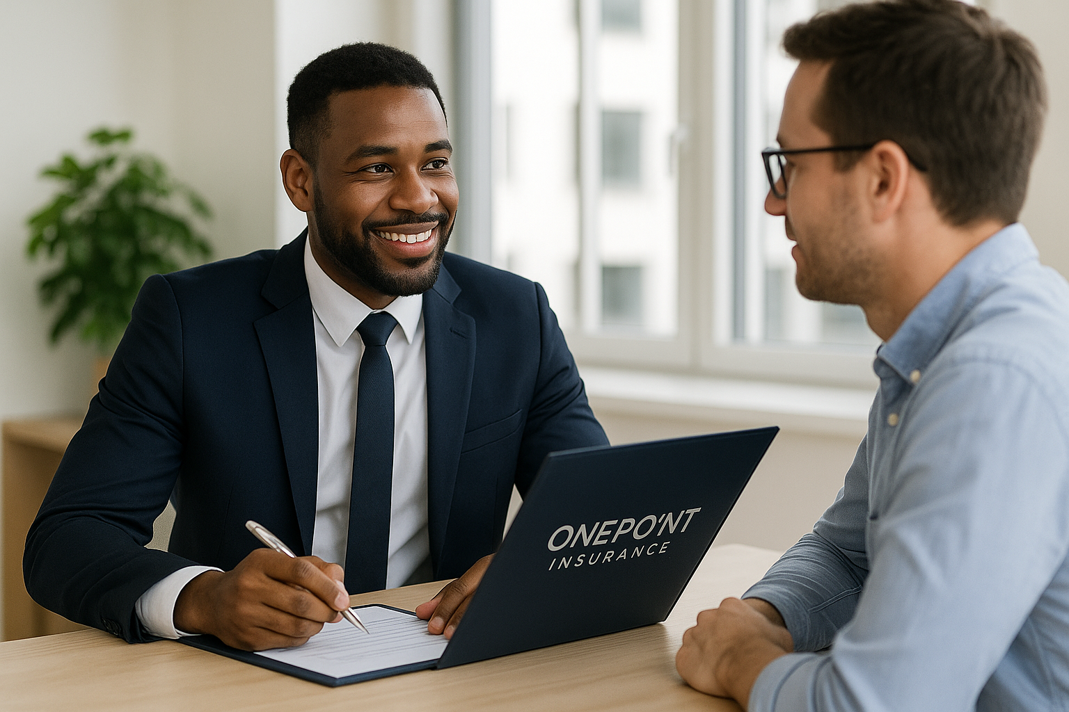 guy geting insurance advice guy geting insurance advice