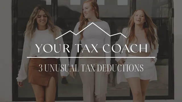 3 unusual tax deductions