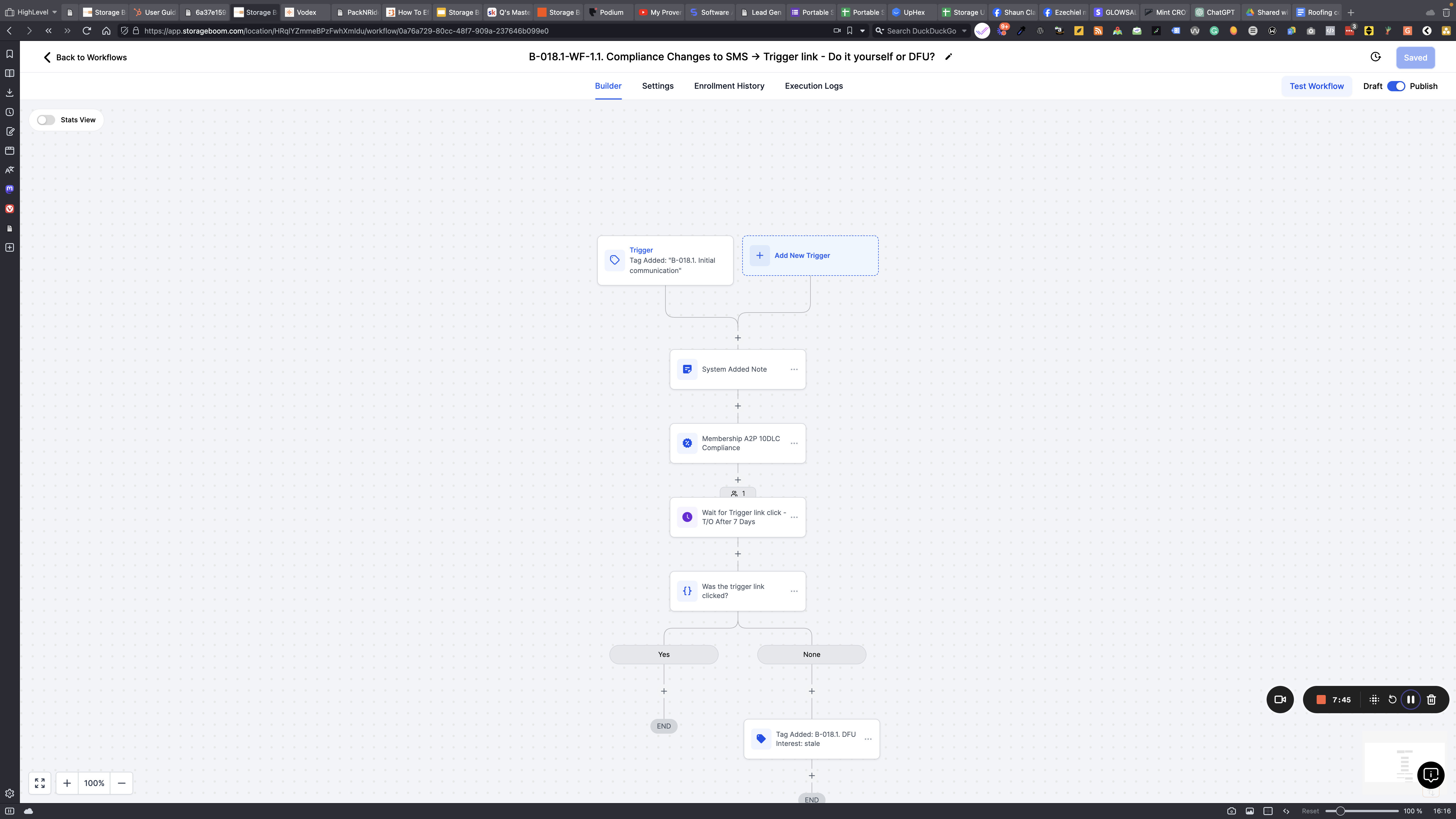 Workflow automation software for storage operators