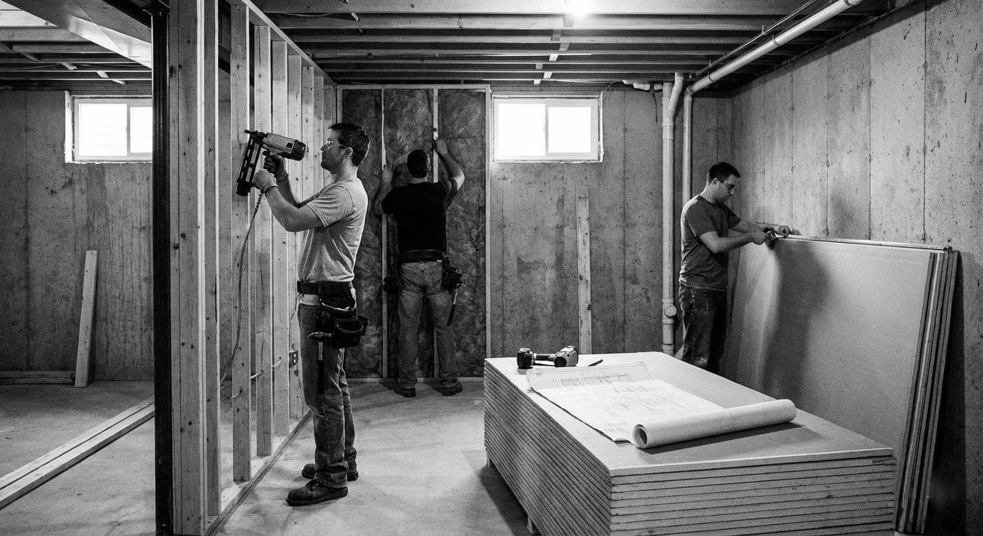 Luxury Basement Finish