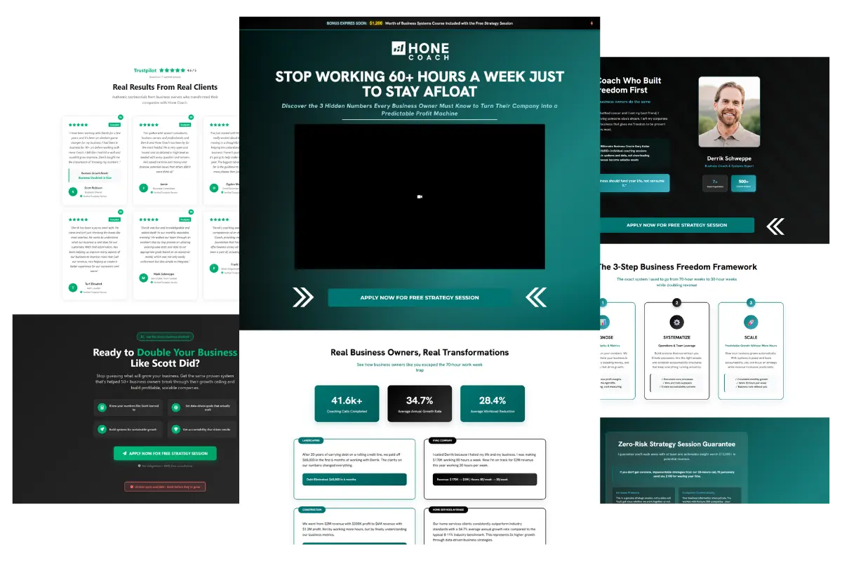 Honecoach.com - Coaching Business Funnel