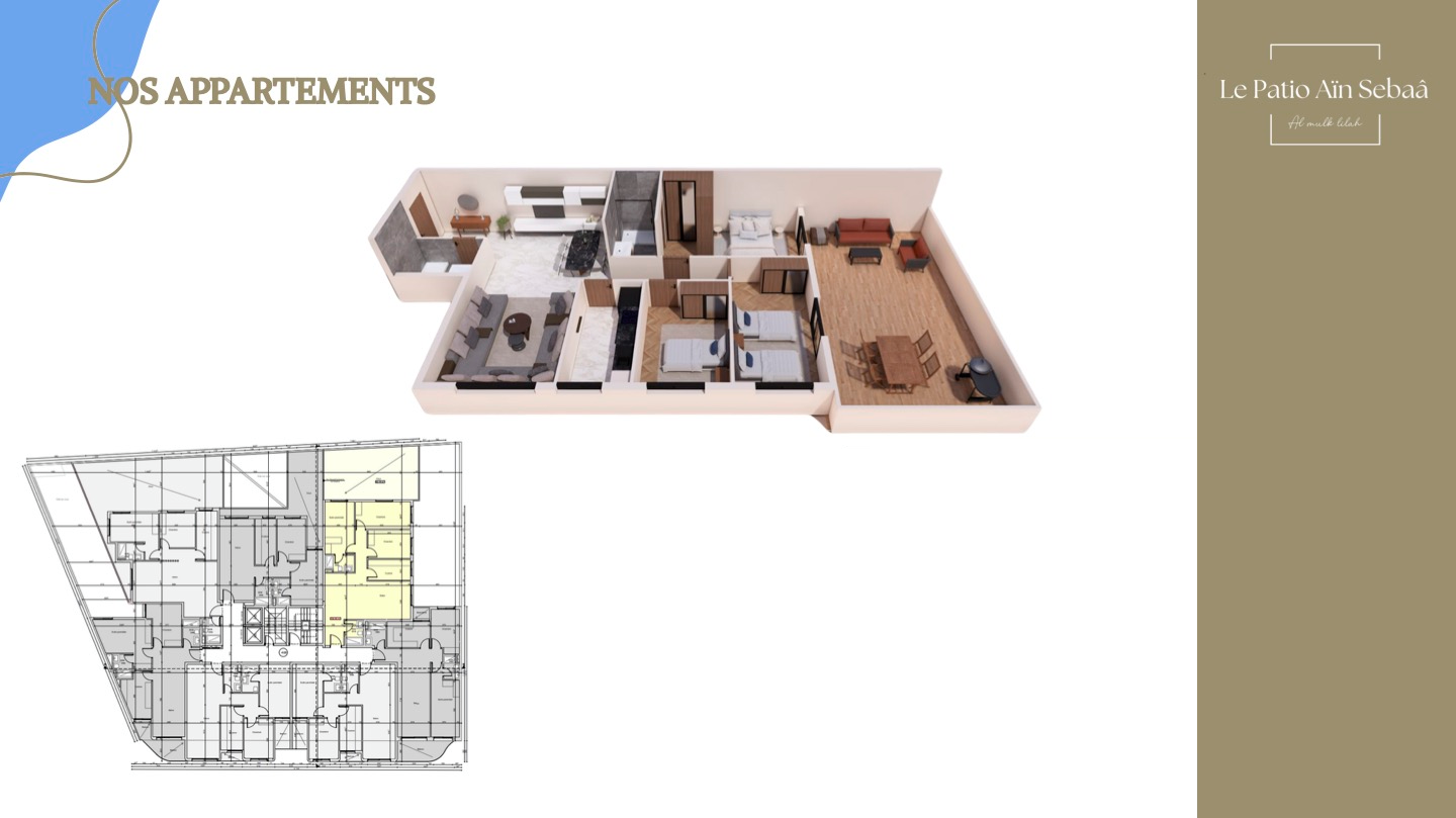 Plans 3 Chambres