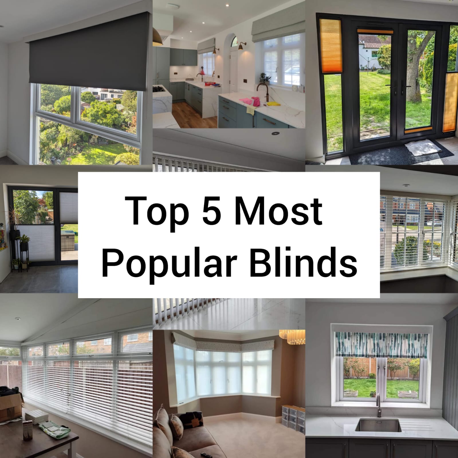 Top 5 Most popular blinds