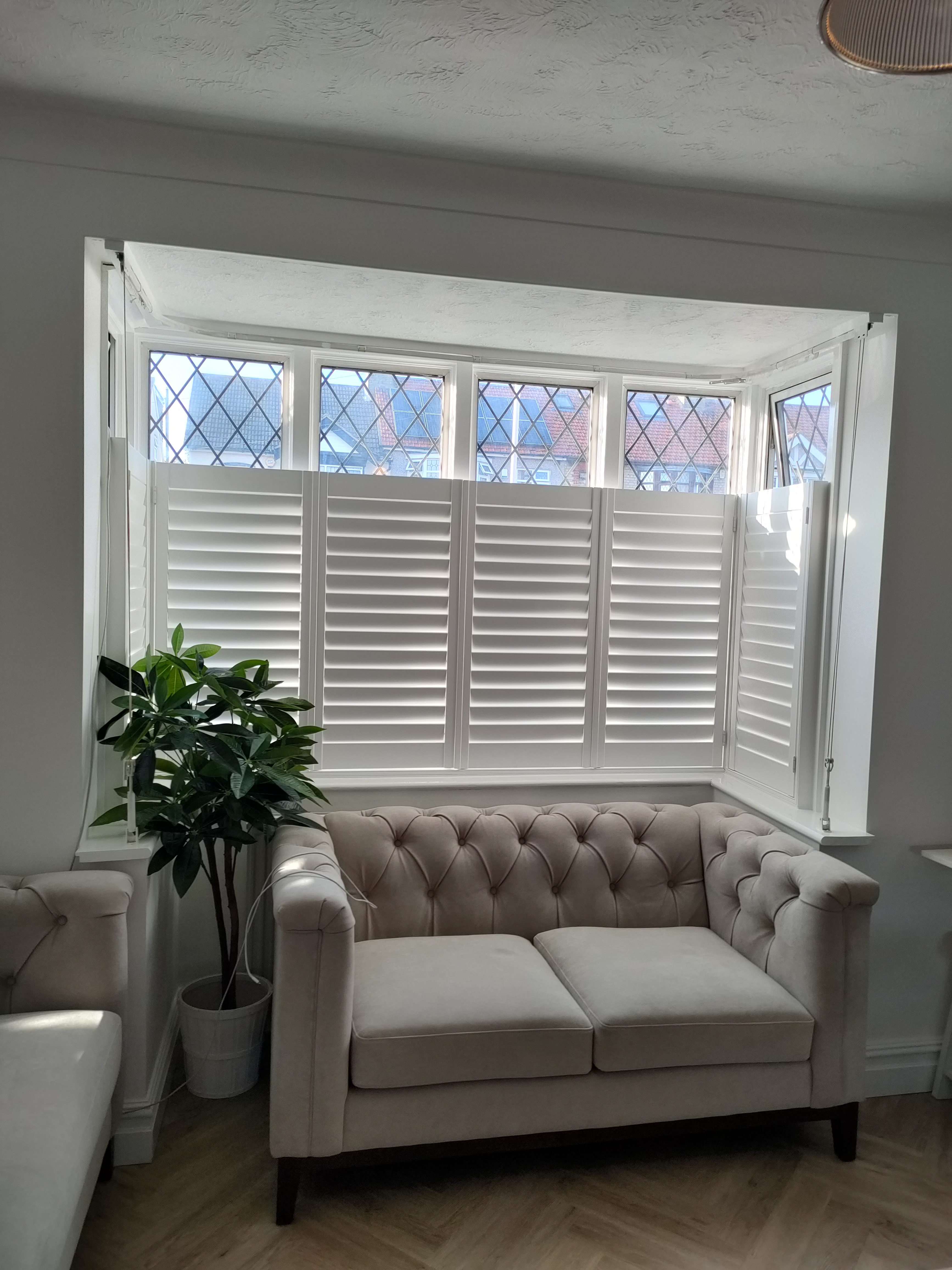 Cafe Style Shutters in Square Bay