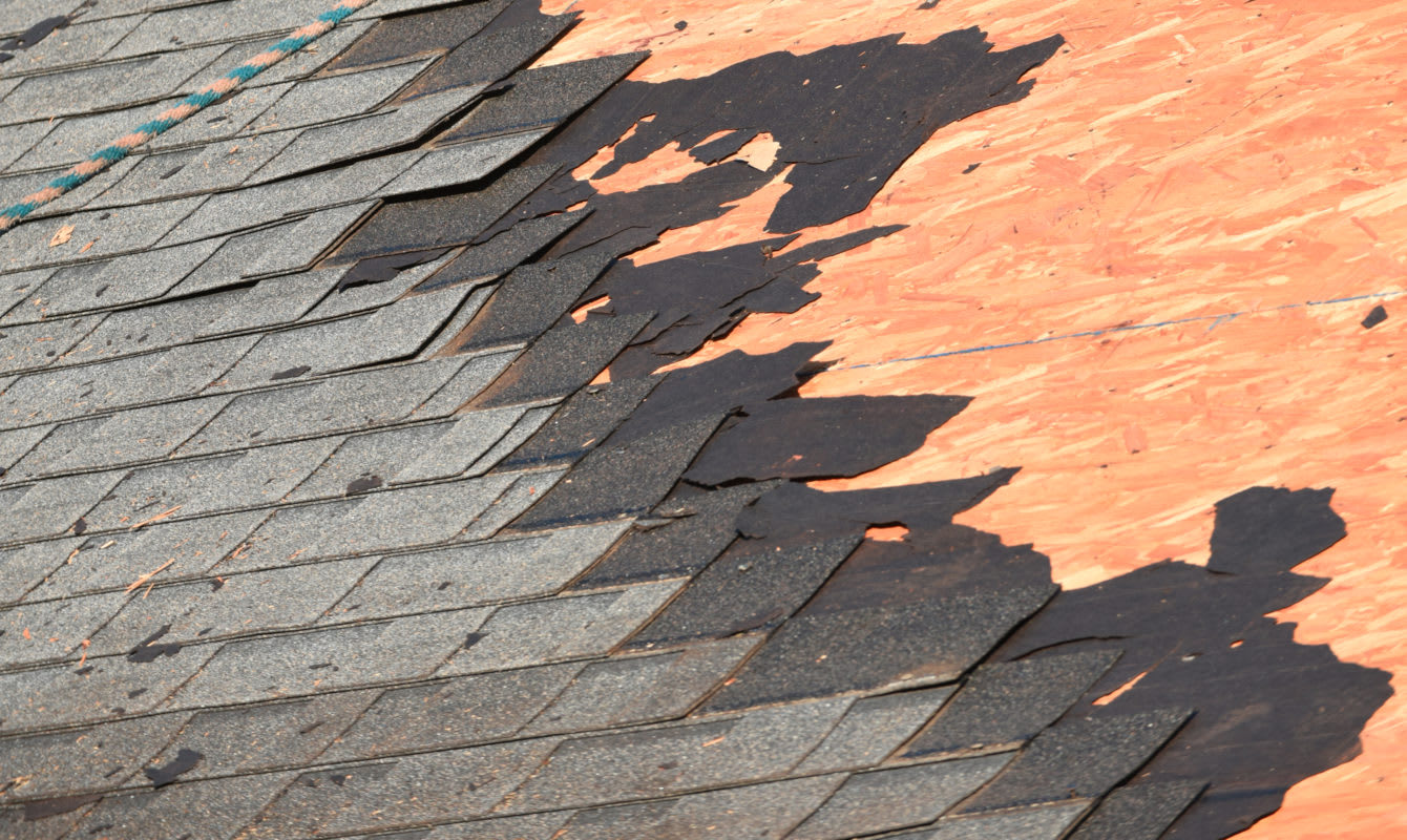 roofing that needs repair